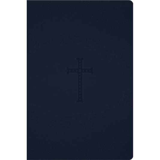 ESV-Catholic Edition Leather Bible  (Navy)